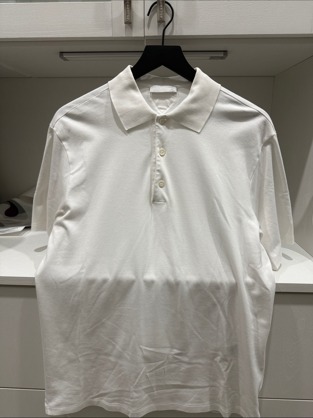 Versace Men's Tailored Fit Smooth Cotton Polo Shirt